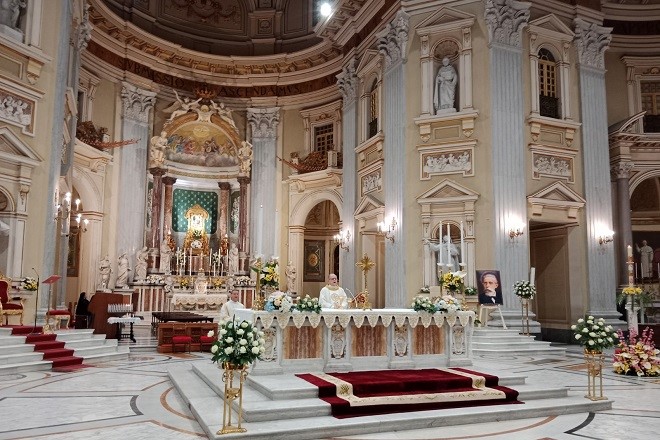 The Holy Mass was held at the Basilica of Capodimonte in Naples on the occasion of the eleventh year of the Beatification of Giuseppe Toniolo